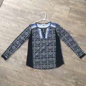Patterned Long sleeve shirt